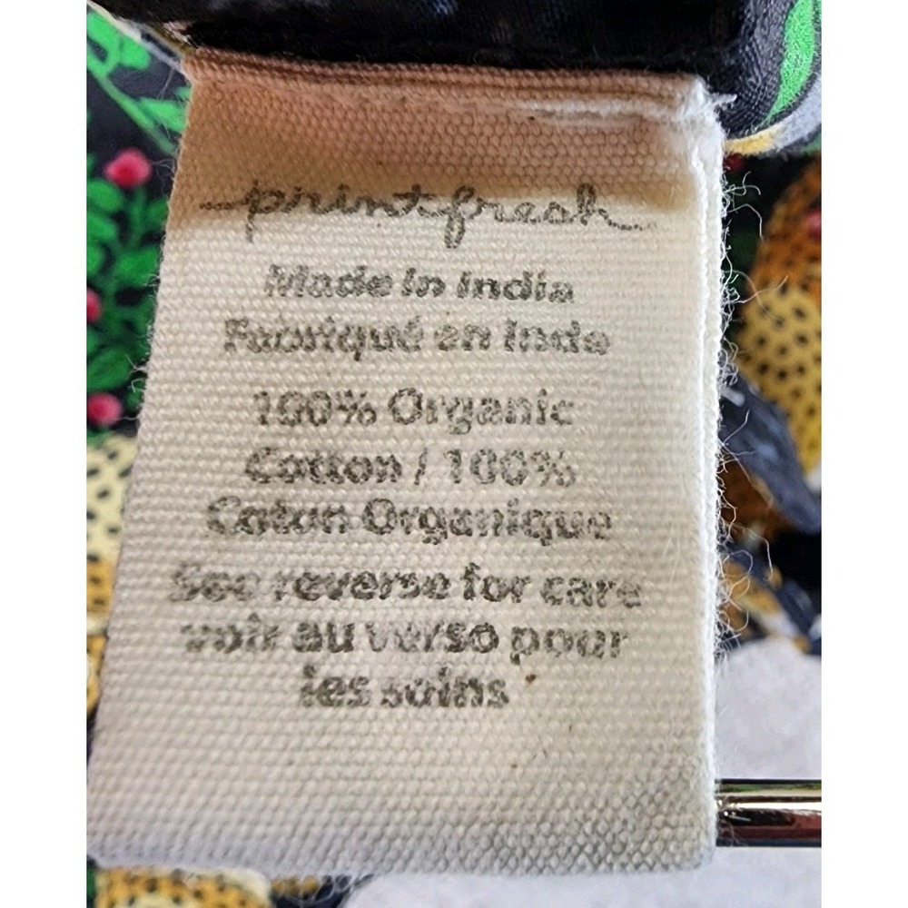 Print Fresh Bagheera Leopard Short Sleep Pajama Set Womens M Black Cotton Nice! - Picture 10 of 16